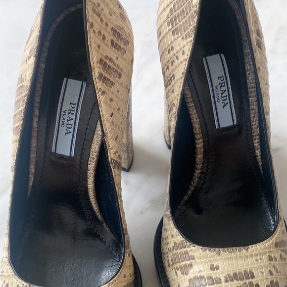 Prada Python Block High Heel - Picture 3 of 8